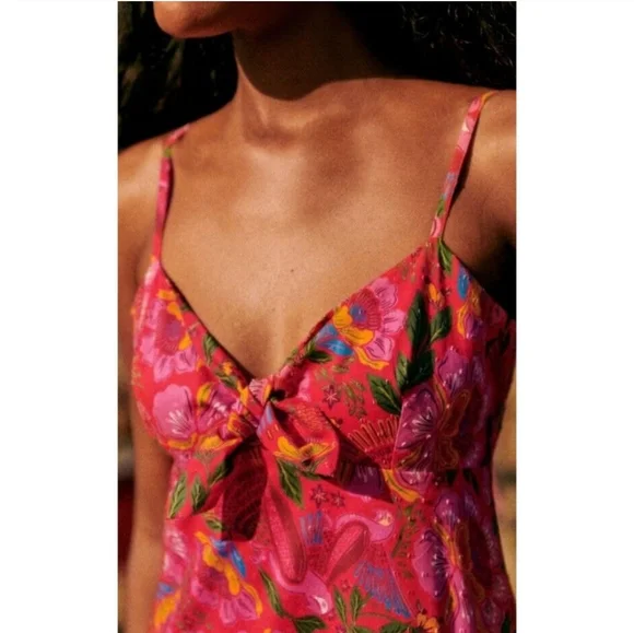 M/L Farm Rio X Sezane Maxidress Size 10 - Picture 5 of 6